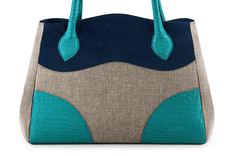 Navy blue dress handbag for women - Florence KOOIJMAN